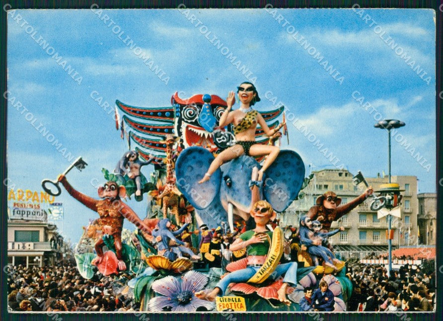 Lucca Viareggio Carnevale Foto FG cartolina ZK1354 – fronte