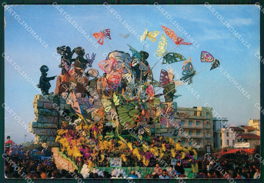 Lucca Viareggio Carnevale PIEGHINA Foto FG cartolina ZK1355 – fronte