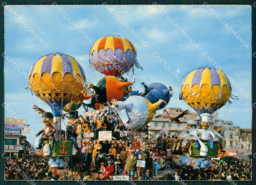Lucca Viareggio Carnevale Foto FG cartolina ZK1356 – fronte
