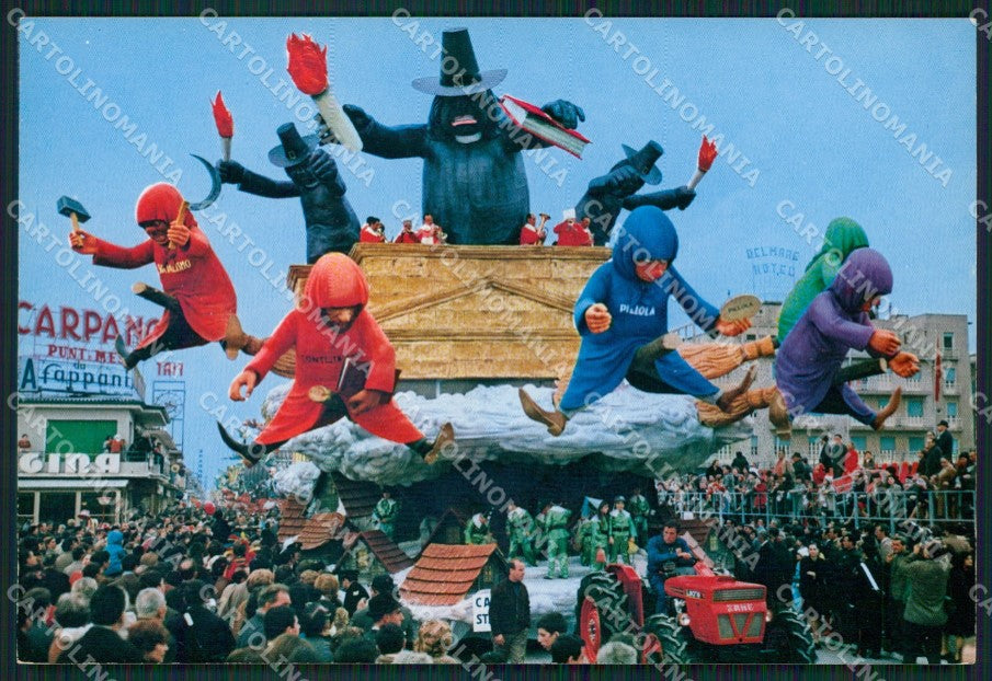 Lucca Viareggio Carnevale Foto FG cartolina ZK1365 – fronte