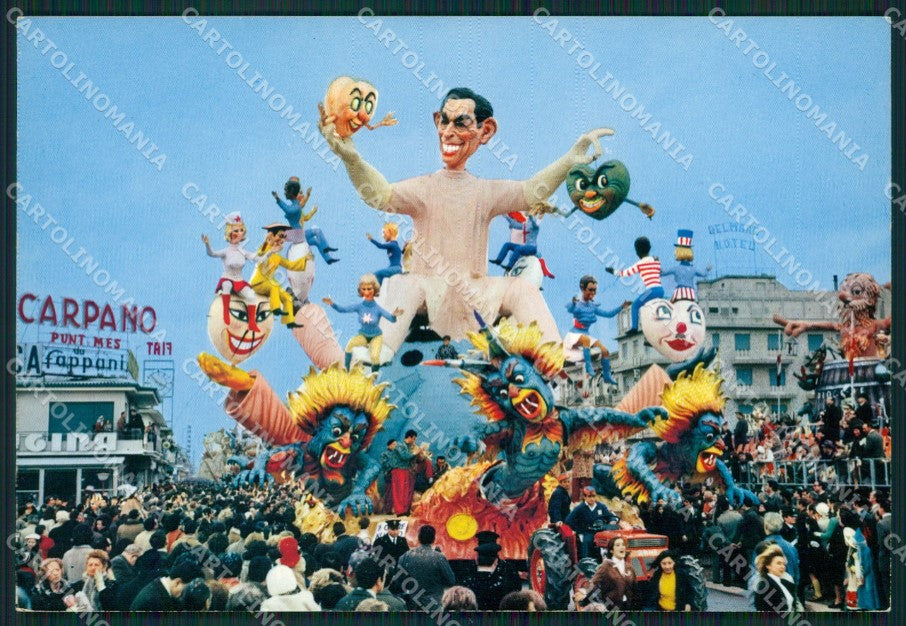 Lucca Viareggio Carnevale Foto FG cartolina ZK1366 – fronte