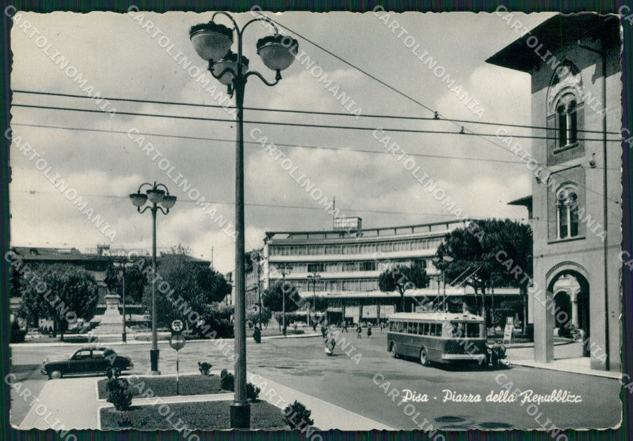 Pisa Città Filovia Auto Foto FG cartolina ZK1379 – fronte