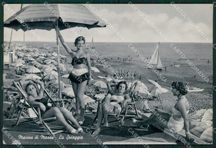 Massa Carrara Marina di Foto FG cartolina ZK1398 – fronte