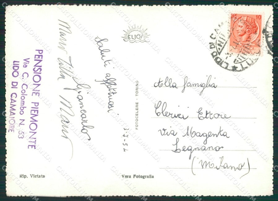Lucca Viareggio Madonnina del Molo Foto FG cartolina ZK1404 – retro