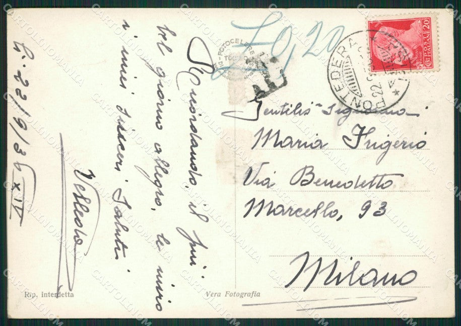 Pisa Pontedera Fontana FORO Foto FG cartolina ZK1417 – retro