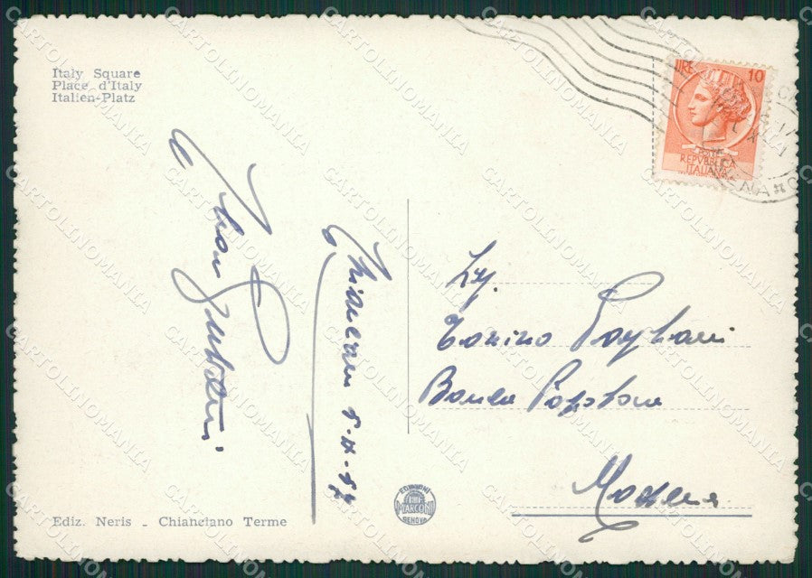 Siena Chianciano Terme FG cartolina ZK1429 – retro
