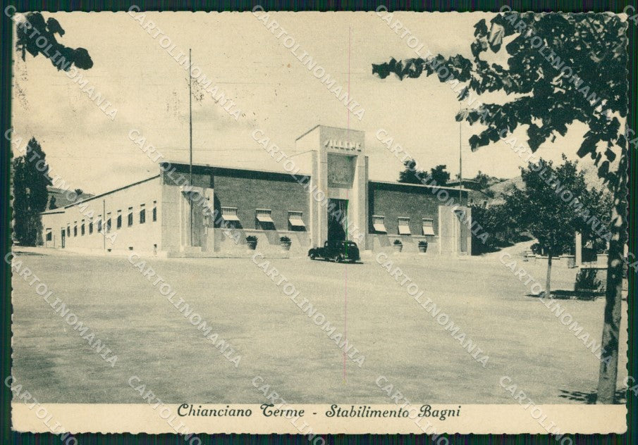 Siena Chianciano Terme Stabilimento Bagni FG cartolina ZK1444 – fronte