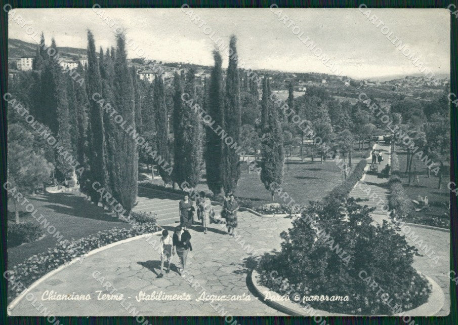 Siena Chianciano Terme Stabilimento Acqua Santa FG cartolina ZK1471 – fronte