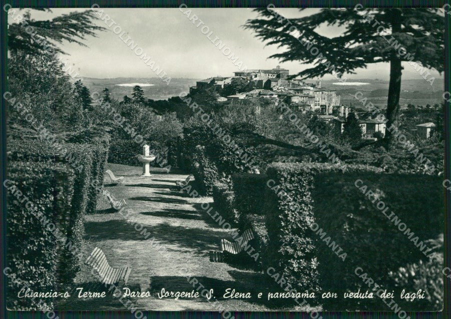 Siena Chianciano Terme Sorgente Sant'Elena Foto FG cartolina ZK1492 – fronte
