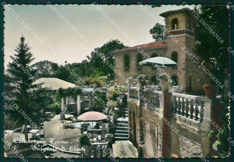 Siena Chianciano Terme Sorgente Sant'Elena Foto FG cartolina ZK1500 – fronte