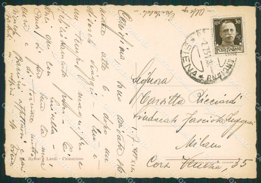 Siena Chianciano Terme FG cartolina ZK1523 – retro