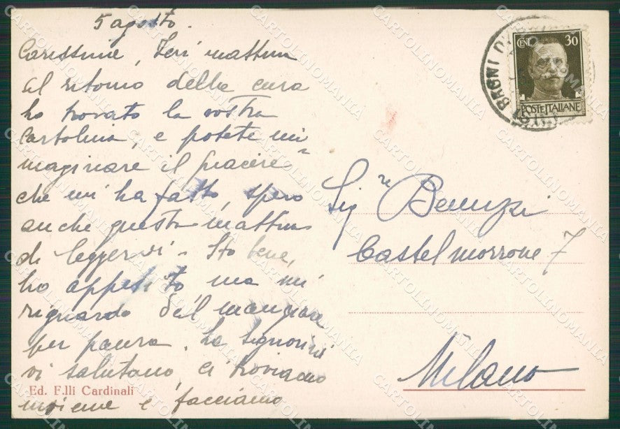 Siena Chianciano Terme FG cartolina ZK1524 – retro