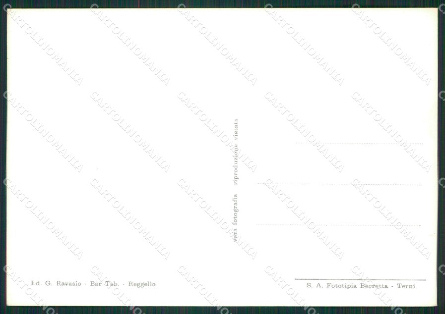 Firenze Reggello Vallombrosa Auto Foto FG cartolina ZK1557 – retro