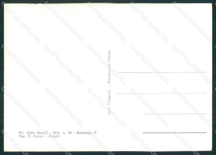 Firenze Montelupo Fiorentino Municipio Foto FG cartolina ZK1562 – retro