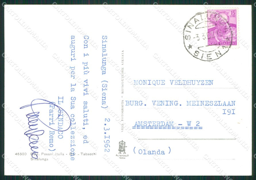 Siena Sinalunga Foto FG cartolina ZK1563 – retro