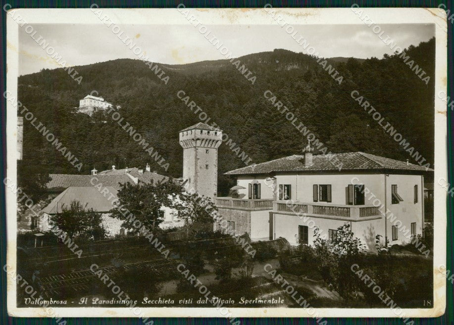 Firenze Reggello Vallombrosa PIEGHINE Foto FG cartolina ZK1574 – fronte