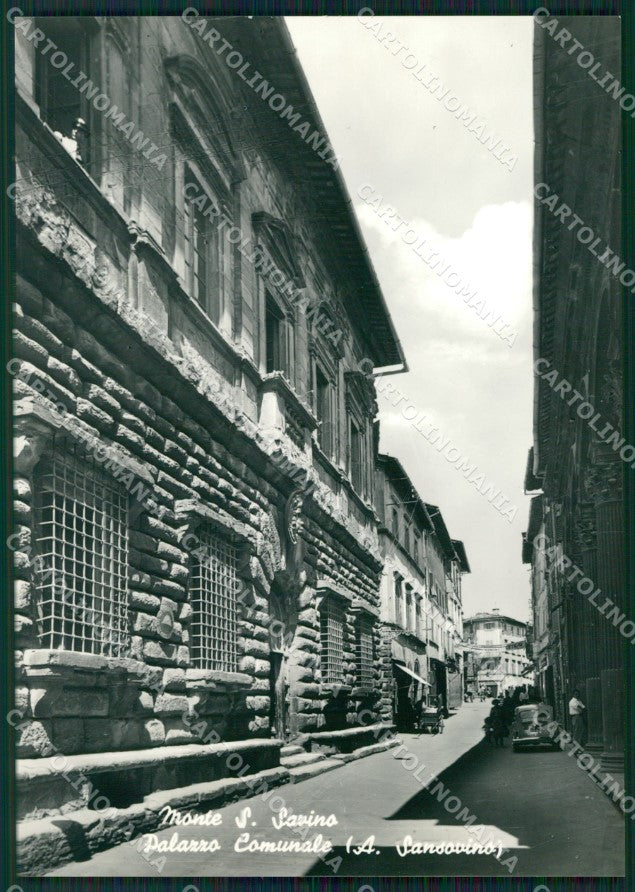 Arezzo Monte San Savino Palazzo Comunale Foto FG cartolina ZK1579 – fronte