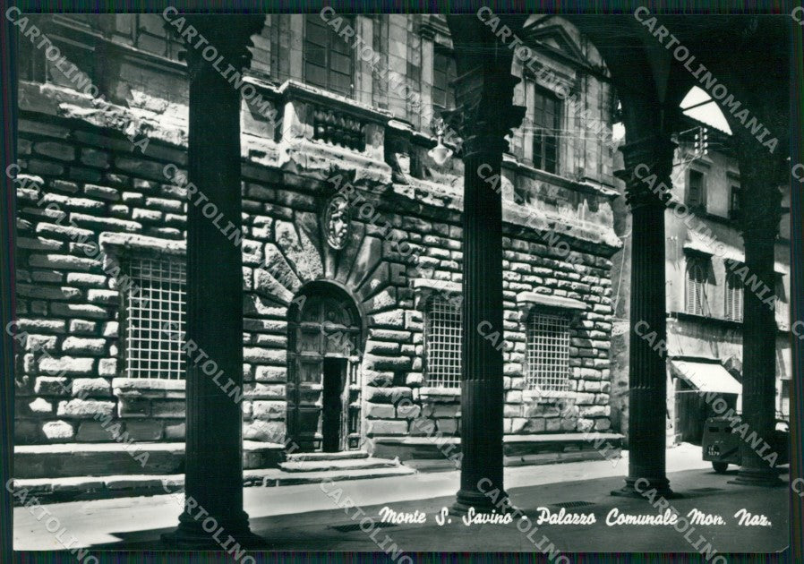 Arezzo Monte San Savino Palazzo Comunale Foto FG cartolina ZK1580 – fronte