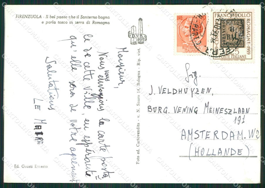 Firenze Firenzuola Foto FG cartolina ZK1582 – retro