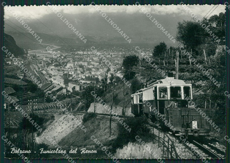 Bolzano Città Funicolare Foto FG cartolina ZK1589 – fronte