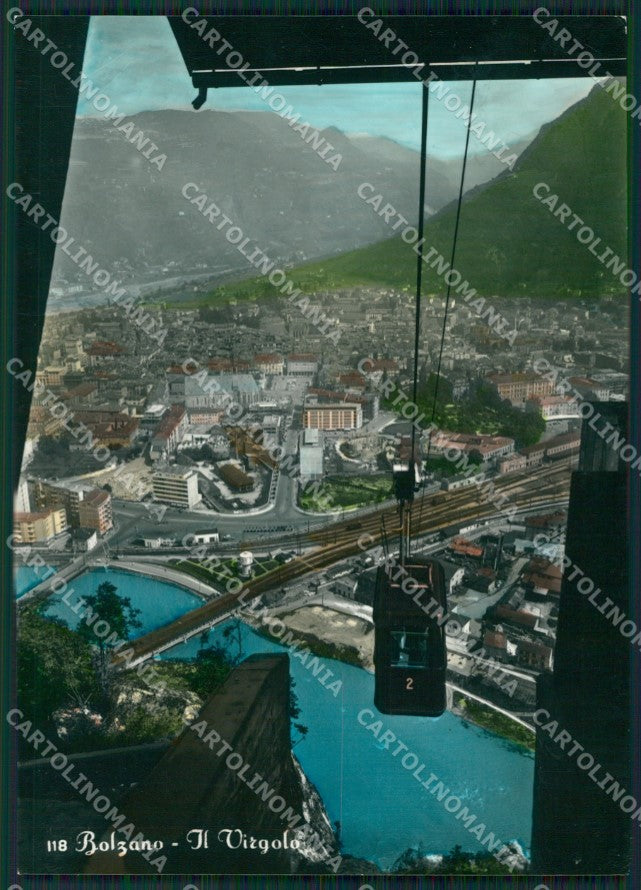 Bolzano Città Funicolare Foto FG cartolina ZK1590 – fronte