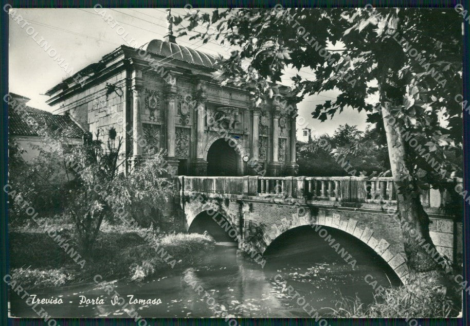 Treviso Città Porta San Tomaso PIEGHINA Foto FG cartolina ZK1604 – fronte