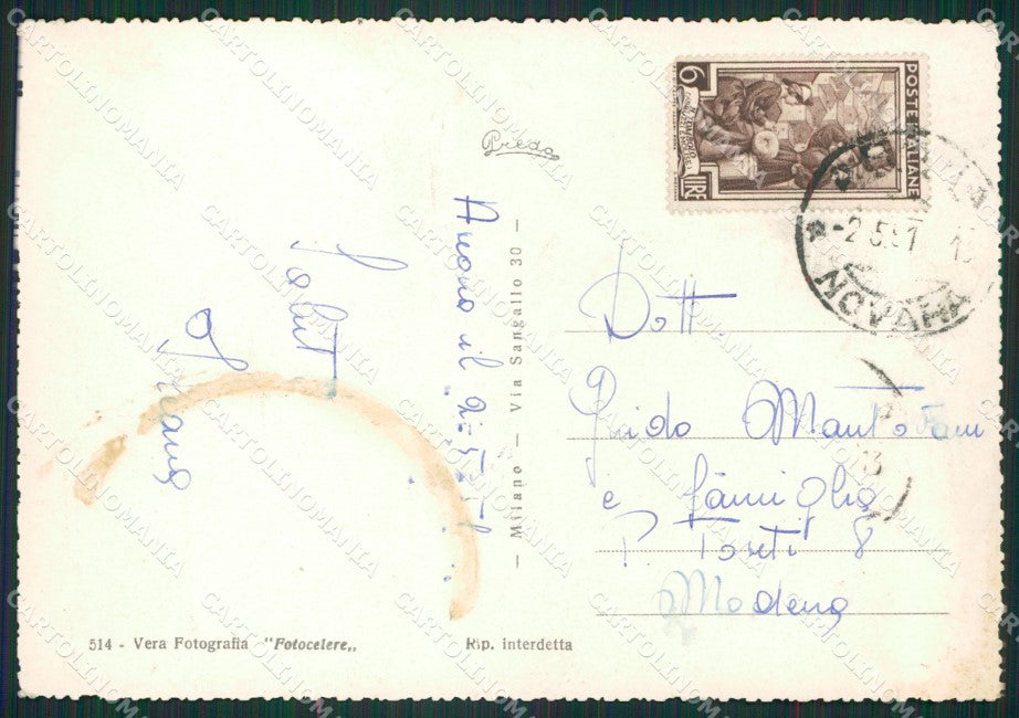 Novara Arona PIEGHINA Foto FG cartolina ZK1612 – retro