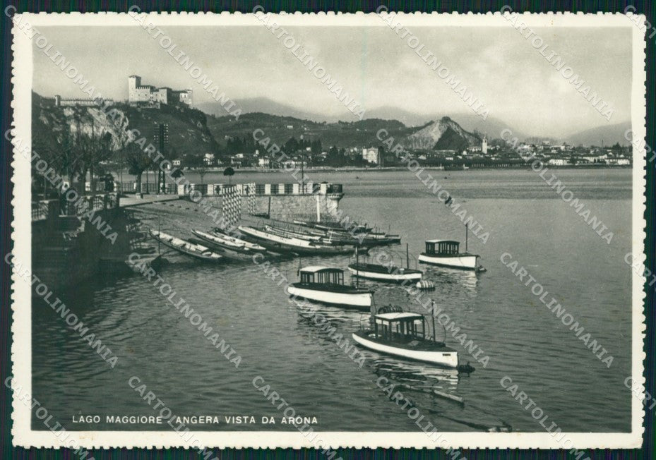 Varese Angera Arona Barche Foto FG cartolina ZK1617 – fronte