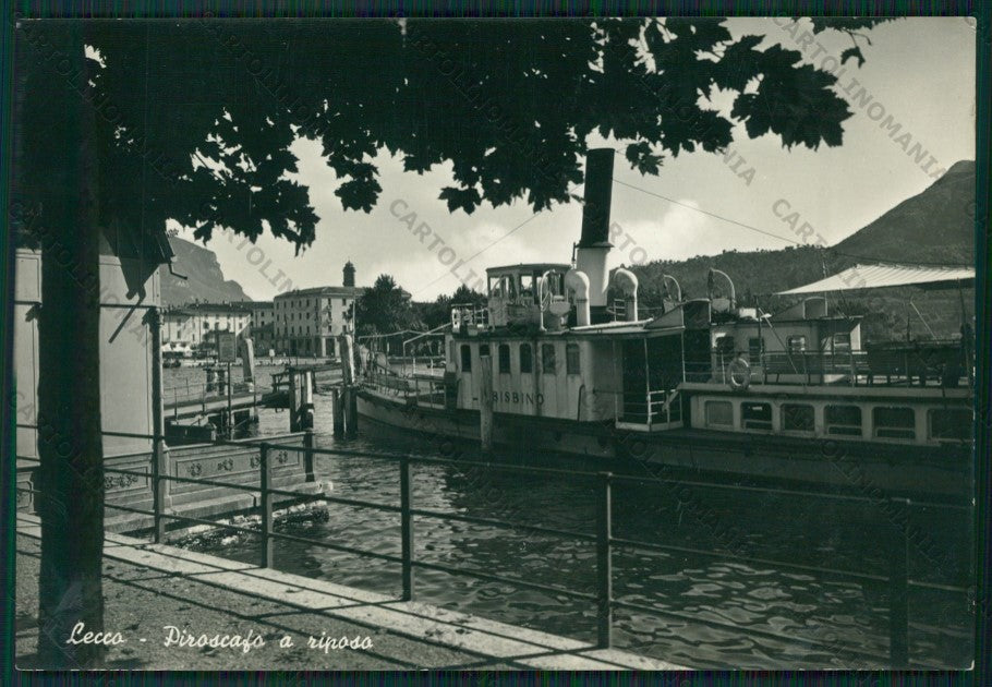 Lecco Città Battello Foto FG cartolina ZK1629 – fronte