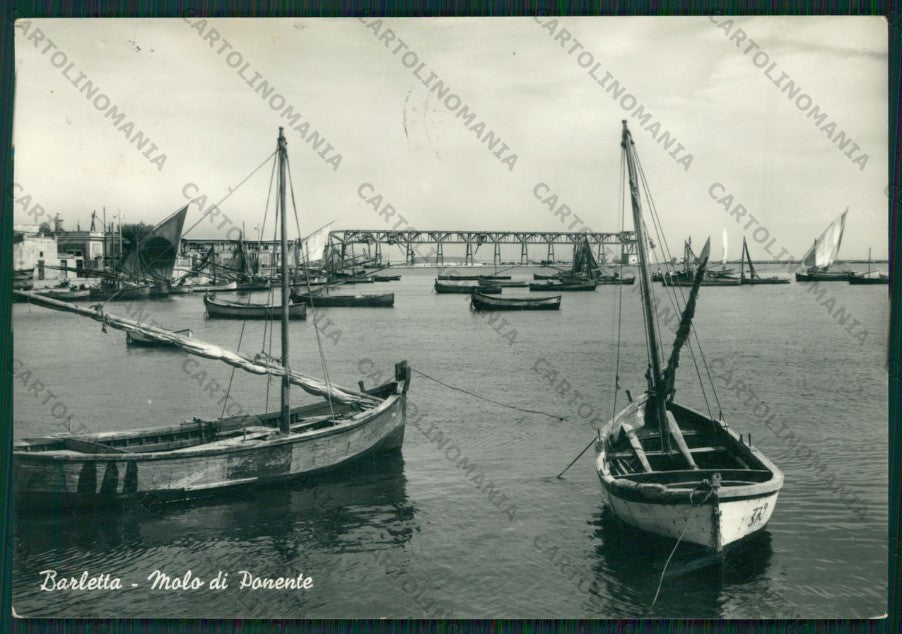 Bari Barletta Barche Foto FG cartolina ZK1632 – fronte