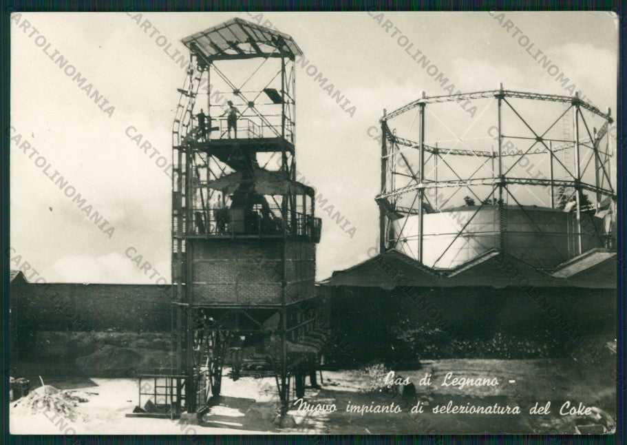 Milano Legnano Officina Gas Legnano Foto FG cartolina ZK1638 – fronte