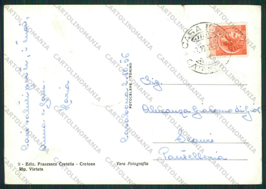 Crotone Città Liceo Pitagora Foto FG cartolina ZK1643 – retro