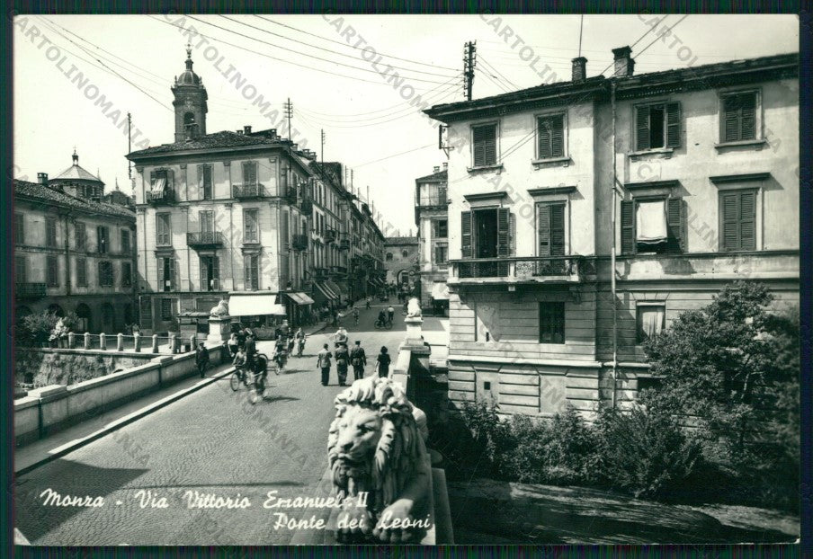 Milano Monza Città Ponte dei Leoni Foto FG cartolina ZK1652 – fronte