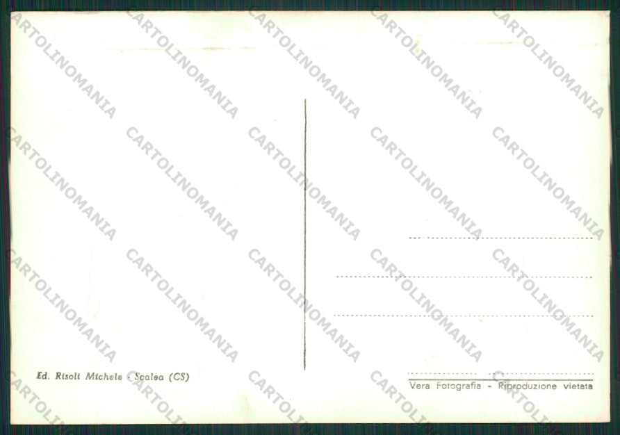 Cosenza Scalea Foto FG cartolina ZK1663 – retro