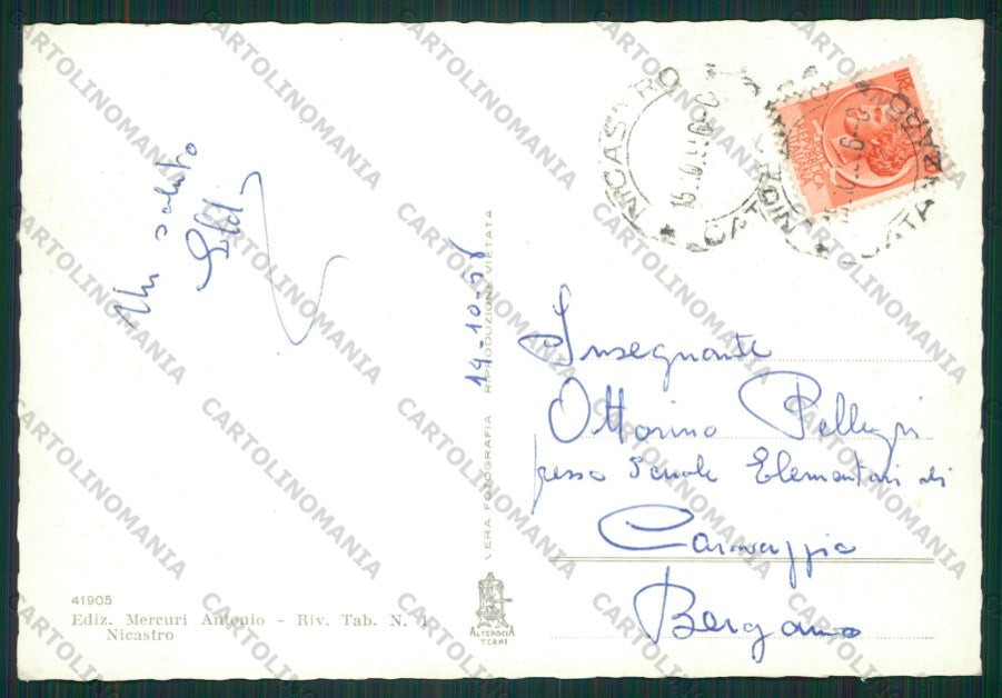 Cosenza San Giovanni in Fiore La Sila Foto FG cartolina ZK1678 – retro