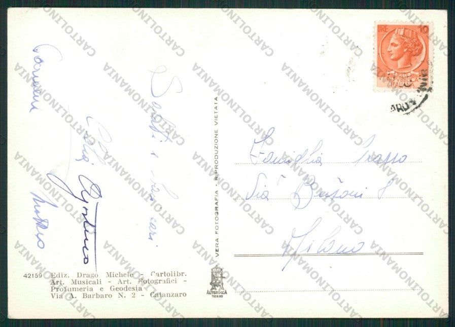 Catanzaro Città Foto FG cartolina ZK1681 – retro