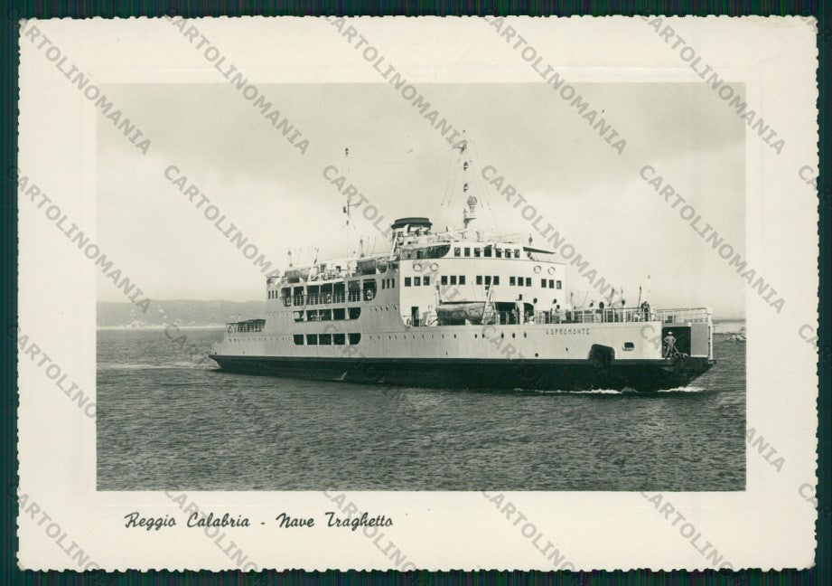 Reggio Calabria Città Traghetto Foto FG cartolina ZK1683 – fronte