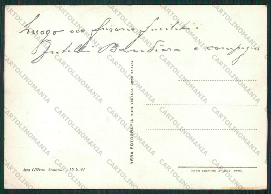 Cosenza Città Monumento F.lli Bandiera Foto FG cartolina ZK1697 – retro