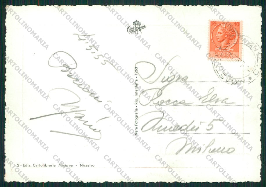 Catanzaro Nicastro Foto FG cartolina ZK1711 – retro