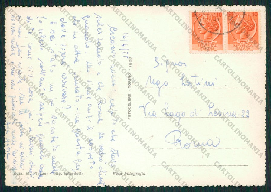 Trento Rovereto Foto FG cartolina ZK1732 – retro