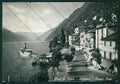 Como Argegno COLLA Battello Foto FG cartolina ZK1758 – fronte