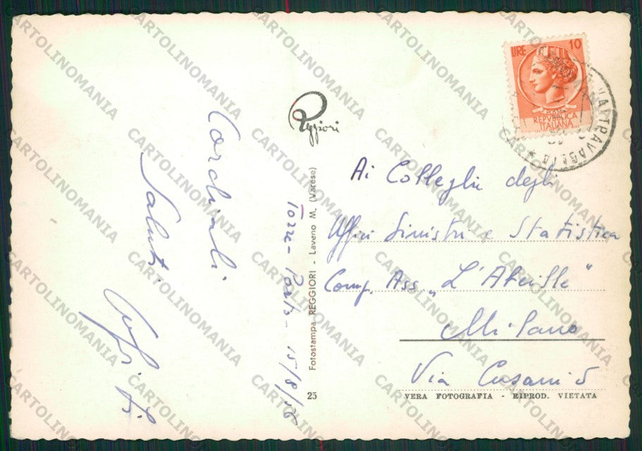 Varese Portovaltravaglia Foto FG cartolina ZK1762 – retro