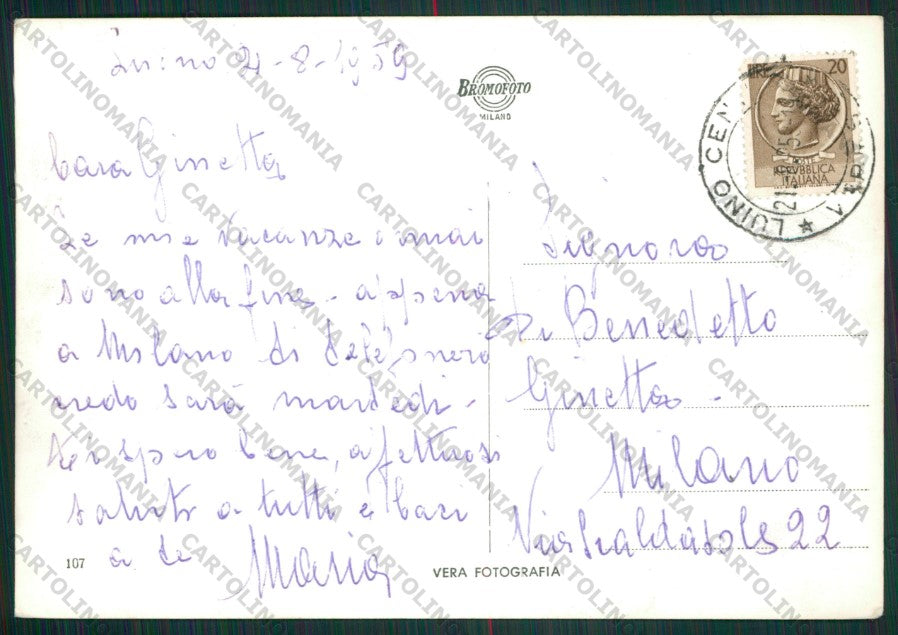 Varese Luino Foto FG cartolina ZK1764 – retro