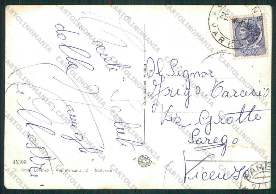 Varese Gallarate Crenna Foto FG cartolina ZK1766 – retro