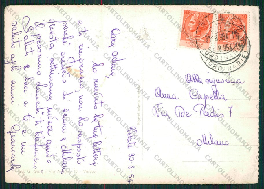 Milano Monza Velate Foto FG cartolina ZK1770 – retro