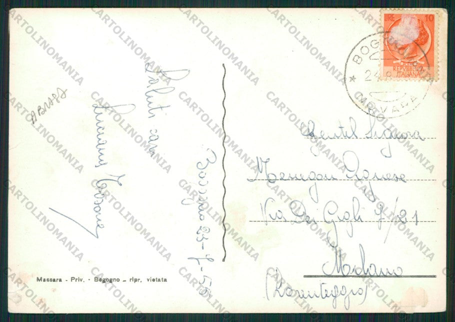 Novara Bogogno ABRASA Foto FG cartolina ZK1776 – retro