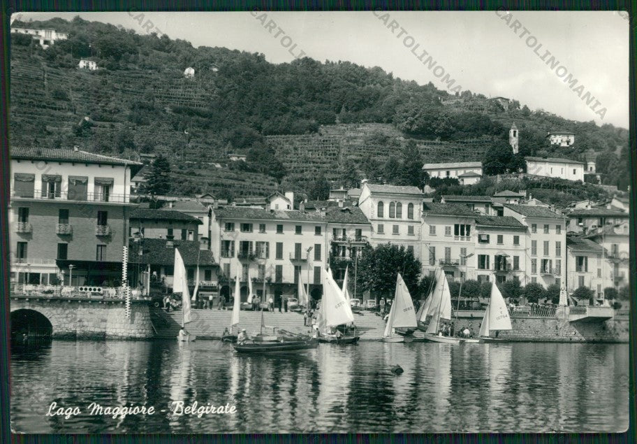 Verbania Belgirate Barche Foto FG cartolina ZK1777 – fronte