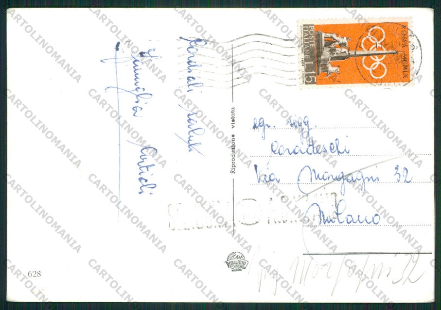 Rimini Cattolica Saluti da Foto FG cartolina ZK1788 – retro