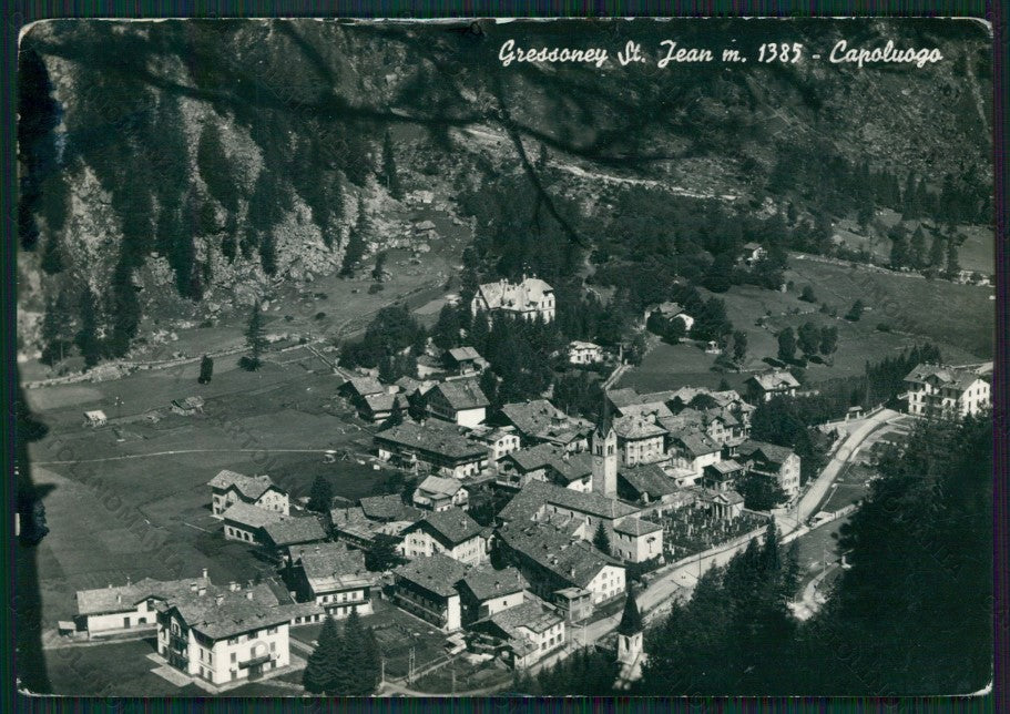 Aosta Gressoney Saint Jean Foto FG cartolina ZK1791 – fronte
