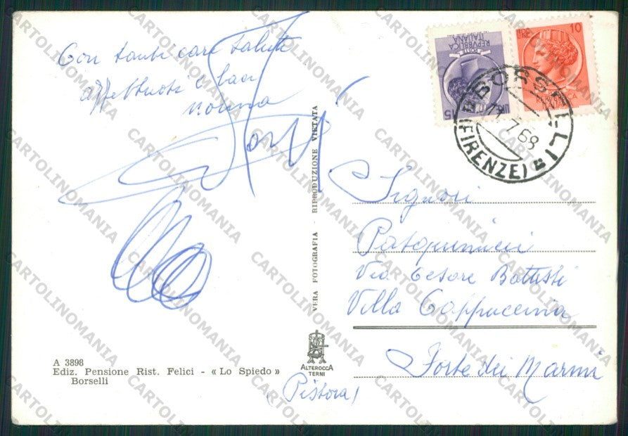 Firenze Pelago Borselli Foto FG cartolina ZK1793 – retro